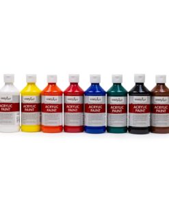Handy Art 8 Color - 8 Oz Primary Acrylic Color Paint Set, Assorted 17 61VFRiiyNKL