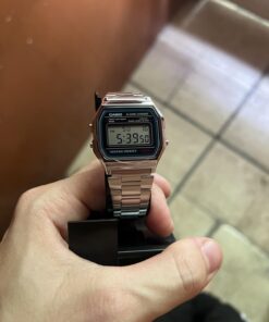 Casio Men's A158WA-1DF Stainless Steel Digital Watch 31 61VIJq3r9L