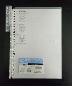 Kokuyo Campus Smart Ring Binder, Up to 25 Sheets, B5, 26 Holes, Japan Import, Transparent (RU-SP700T) 1pack 25 61VIREUtZLL