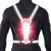 SPPRANDOM Reflective Running Vest Running Gear, Reflective Vest for Safety LED Light Up Adjustable Vest Sports Gear for Night Walking/Jogging/Running/Cycling 2 61VIq efuIL