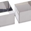 Ateco Rectangle Pastry Fluted Round Cutters in Graduated Sizes, Plain Edge #5258 Rectangle, 3 pcs 46 61VIyJwGYnL