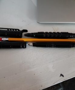 The Atomic Bear Tactical Pen - Pen With Window Breaker - Used in Police and Military Gear - Ballpoint Pens with Free 2nd ink refill 32 61VJA7zq5eL