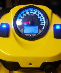 Amarine Made 12v 20 Amp Waterproof LED On/Off Boat Marine SPST 3P Rocker Switch with Light (Blue) 1 19 61VJQTbqInL