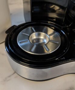 Hamilton Beach 2-Way 12 Cup Programmable Drip Coffee Maker & Single Serve Machine, Glass Carafe, Auto Pause and Pour, Black (49980R) 44 61VKmsUW3zL