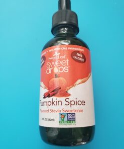 SweetLeaf Sweet Drops Pumpkin Spice Liquid Stevia Sweetener - Pumpkin Spice Stevia Liquid, Zero Calories, Zero Sugar, Non-GMO, Gluten-Free, Keto Friendly, Pumpkin Stevia Drops - 2 Fl Oz Scented 2 Fl Oz (Pack of 1) 28 61VMli FfaL