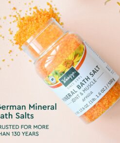 Kneipp Joint & Muscle Mineral Bath Salts With Arnica, Rejuvenate Joints, Muscles, 17.6 Ounces For Up To 10 Baths Joint & Muscle Arnica 15 61VOO49ljJL