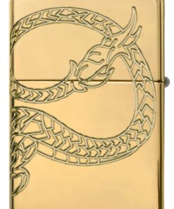 Zippo Dragon Lighters Chrome High Polish Gold Plate Chinese Dragon 16 61VPBNkRqzL