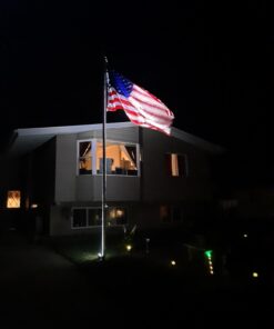 American Flag 5x8 Outdoor by Grace Alley, Embroidered Stars and Sewn Stripes, Heavy Duty, Hand Made and All Weather Fade Resistant - Long Lasting Nylon & Brass Grommets for High Wind Durability, 100% Made in USA 43 61VPCH7iZAL