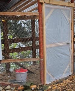 Farm Innovators HB-60P Thermostatically Controlled Heated 2 Gallon Plastic Outdoor Year Round Poultry Chicken Water Bucket Drinker, White/Red Single 20 61VPx8xvWGL