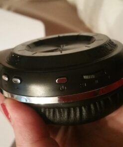 Bluedio V5.0 Bluetooth Headphones Over Ear, Wireless Bluetooth On-Ear Stereo Earphones Noise Cancelling, Soft Memory-Protein Earmuffs, w/Mic (Black) Black 54 61VQ0uS322L