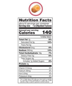 COMBOS Cheddar Cheese Cracker Baked Snacks 6.3-Ounce Bag (Pack of 12) Cracker - Cheddar Cheese 6.3 Ounce (Pack of 12) 12 61VR8SC1 JL