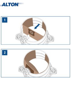 Original Manufacturer Filter Bags AT25-1238 for Porter-Cable and Stanley Wet/Dry Vacuum PCX18301-4B SL18301-3B - 3 Pack 13 61VRUNeyLXL