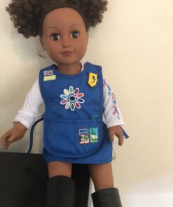 Emily Rose 18 Inch Doll Clothes | 18" Doll Daisy Girl Scout-Inspired 5 Piece Doll Clothing Uniform, Including Tunic with Embroidered Patches! | Gift Boxed! 33 61VRVW77tDL