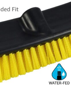 Unger Professional HydroPower 10” Bi-Level Scrub Brush – Compatible with Waterflow Poles, Garage, Driveway, Deck, Concrete Scrub Bi-Level Brush Scrub Brush Head 15 61VS1p3RDL