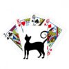 DIYthinker Black Cat Meow Elegant Animal Silhouette Poker Playing Cards Tabletop Game Gift