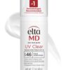 EltaMD UV Clear Face Sunscreen, SPF 46 Oil Free Sunscreen with Zinc Oxide, Protects and Calms Sensitive Skin and Acne-Prone Skin, Lightweight, Silky, Dermatologist Recommended, 1.7 oz Pump 24 61VSb4aGYXL