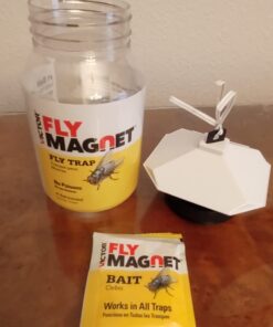 TERRO T380 Outdoor Reusable Fly Magnet Fly Trap - Poison Free Fly Killer and Trap with Bait 49 61VTirTPydL