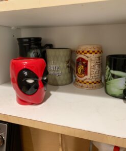 Marvel Deadpool 3D ceramic mug,Red, 350 milliliters 9 61VZuFAH zL