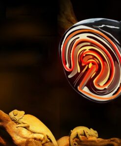 250W Reptile Heat Lamp Pet Infrared Ceramic Heater Emitter Appliances Lamp Reptile Tank Accessories for Amphibian Pet Brooder Coop Lizard Bearded Dragon Turtle Snake Terrarium Incubating Chicken 14 61Vb4cW9sL