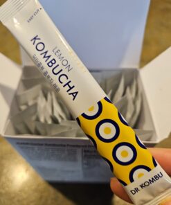 KOMBUCHA Lemon Kombucha Tea, 30 sticks x 5 grams, Zero Sugar, Sparkling Fermented Powdered Mix, Live Probiotics & Prebiotics, Healthy Drinks, Product of Korea 66 61VcVh08gEL