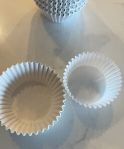 Green Direct Cupcake Liners - Standard Size Cupcake Wrappers to use for Pans or carrier or on stand - White Paper Baking Cups Pack of 500 38 61VcX0kxwuL