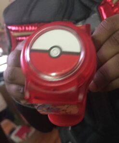 Accutime Kids Pokemon Digital LCD Quartz Watch for Boys, Girls, and Adults All Ages Pokeball Red 23 61Vd3a I7UL