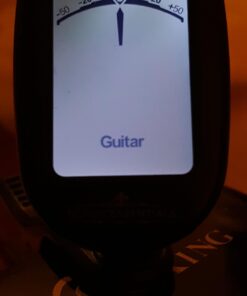 Guitar Tuner (2 Pack) for Acoustic Guitars, Violin, Ukulele (Uke), Bass, Mandolin, Banjo - (Black + White) - Premium Accessories by Nordic Essentials™ - Lifetime Warranty Black + White 28 61VdwuohzYL 1