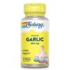 SOLARAY Organic Garlic Pills - 560 mg Garlic Supplements for Heart Health Support - USDA Organic Garlic Capsules - Vegan - 60-Day Money-Back Guarantee - 100 Servings, 100 VegCaps 56 61Ve5ubqxiL
