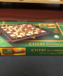 Travel Magnetic Chess Set w/ Wooden 10.4" Board and Chessmen 15 61VfV2aEqXL