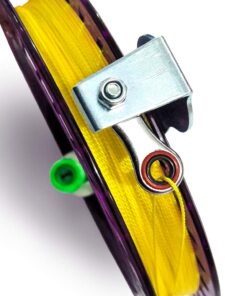 Hengda kite Professional Outdoor Kite Line Winder Winding Reel Grip Wheel with Flying Line String Flying Tools with Lock-Blue 100M-50LB 20 61VfjUeuyOL