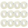 OWLKELA 12 Rolls Transparent Tape Refills, Clear Tape, All-Purpose Transparent Glossy Tape for Office, Home, School 9 61Vhk3DpMQL