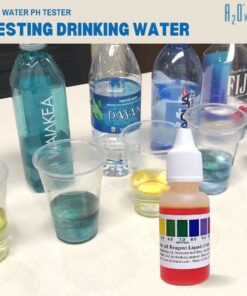 A2O Water - Made in USA, pH Test Liquid (WHT/100-125 Tests) 18 61VhlJis6xL