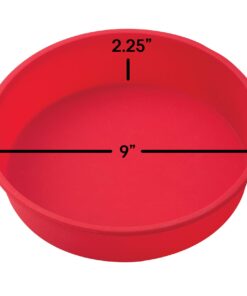 Mrs. Anderson's Baking Silicone 9-Inch Round Cake Pan, BPA Free, Non-Stick European-Grade Silicone, 9.5 x 2.25-Inches 20 61Vi1OyvrVL