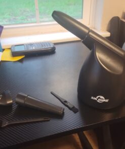 SIN SHINE - Compressed Air 3.0- Multi-Use Electric Air Duster for Cleaning Dust, Hairs, Crumbs, Scraps for Laptop, Computer, Replaces Compressed Air Cans (AD01-Black) Ad01-black 34 61ViivoL6WL