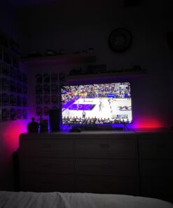 Govee 16.4ft RGBIC LED Strip Lights H617A, Smart LED Lights, App Control with Segmented DIY, Music Sync Mode, Bluetooth Control, Color Changing LED Light Strips for Bedroom, Gaming Room and Desk 42 61Vj319cMgL
