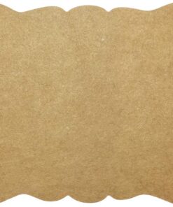 Christmas Gift Tags, 100 2” x 3” Custom Stickers for DIY Labeling (Kraft Brown) Natural Kraft 16 61Vk139LhML