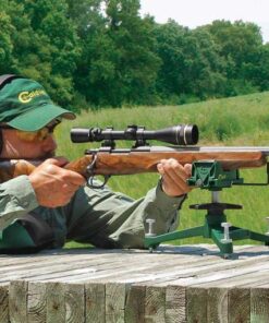 Caldwell The Rock Deluxe Front Rest Adjustable Ambidextrous Rifle Shooting Rest for Range, Sighting In, Shooting Stability,green/black 15 61VkwvrlZXL