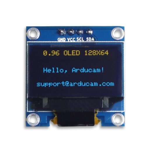 UCTRONICS 0.96 Inch OLED Module 12864 128x64 Yellow Blue SSD1306 Driver I2C Serial Self-Luminous Display Board for Arduino Raspberry Pi Pico