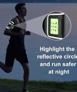 Sinkry Cell Phone Armband, Phone Holder for Running, Sports Arm Bands for iPhone 11 Pro Max/X XR XS Max/ 8 Plus/7 Plus/6S Plus/6 Plus and Other 4~6.5 Inch Phones (Green) Green 19 61Vp0E3iNML