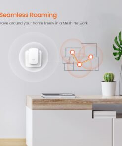 Tenda Nova Mesh WiFi System MW5 - Covers up to 3500 sq.ft - AC1200 Whole Home WiFi Mesh System - Dual-Band Mesh Network for Home Internet - Gigabit Mesh Router for 60 Devices - Plug-in Design - 3-Pack Plug-in Design + AC1200| MW5-3 Pack 20 61VqkeNCWIS