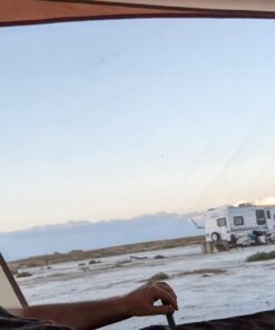 Wenzel Klondike 8 Person Water Resistant Tent with Convertible Screen Room for Family Camping Grey/Taupe 74 61VrDP7HFOL