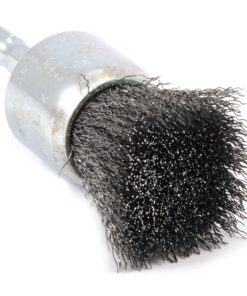 Forney 72738 1-Inch x .008 x 1/4-Inch Hex Shank, Fine Wire Crimp End Brush 6 61VrscCIhYL