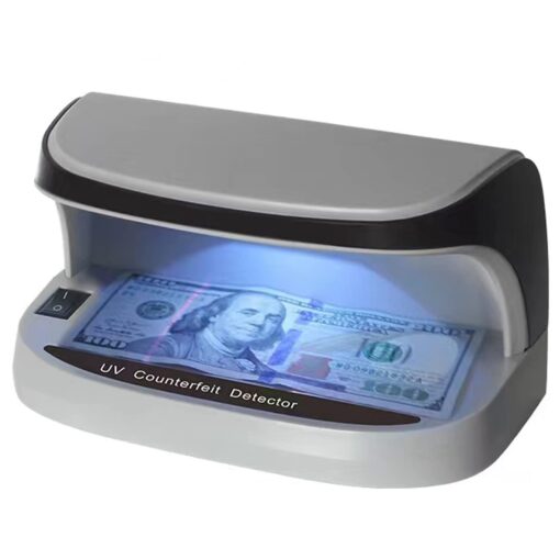 WINBO UV Counterfeit Bill Money Detector, Small Footprint, Portable, Rechargeable, Lightweight, Bills Credit Cards Banknote Passports IDs All Currencies, Auto ON/Off, LED Light Currency Check Detector 2