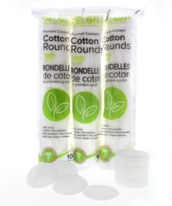 Delon Premium Cotton Rounds - 100% Hypoallergenic, Lint-Free, 2-Sided Makeup & Nail Polish Remover Pads, 100 Count - Choose Your Pack 300 Count 16 61VsThVXAlL