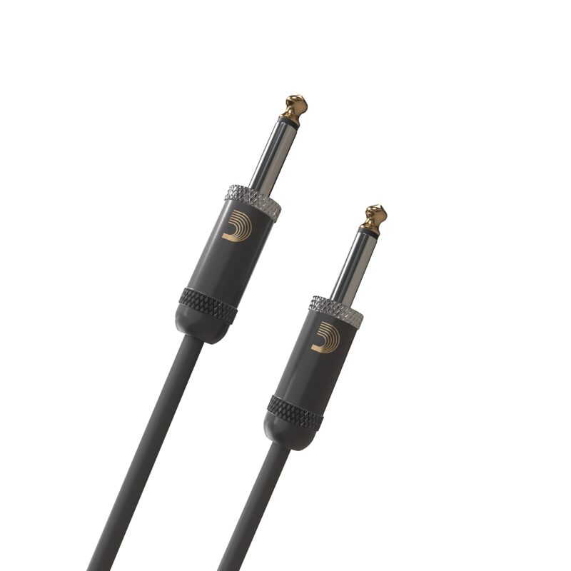 D'Addario Accessories Guitar Cable - Guitar Lead - Geo-Tip Technology for Improved Fit - 10 Feet/3.05 Meters - Straight Ends - 1 Pack