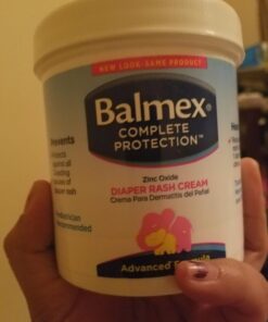 Balmex Complete Protection Daily Baby Diaper Rash Cream, Clinically Proven To Reduce Redness in Just One Use*, with Zinc Oxide + Botanicals, Pediatrician-Recommended & Dermatologist Tested, 16oz 1 Pound (Pack of 1) 43 61Vtc1l1B9L
