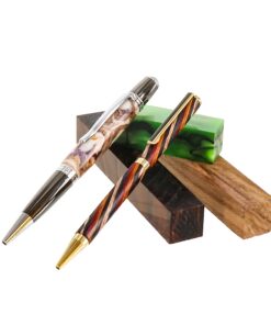 Milescraft 4701 Pen Press – Join Turned Pens & Projects – Advanced, Spring-Loaded Design Holds Workpiece in Place & Adjusts Size Quickly Using Six Quick-Flip Stop Settings. Includes Two Receiving Tips 16 61VvBH53BtL