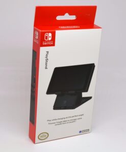 HORI Compact Playstand for Nintendo Switch Officially Licensed by Nintendo, Adjustable Black 37 61VwD4y BTL