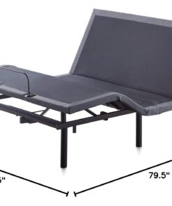 Alternative view of Lucid L600 Adjustable Bed Base Frame - Queen Size - Zero Gravity - Bluetooth - Companion App - Head and Foot Incline - Interactive Dual Massage - Under Bed Lighting - Wireless Remote - Dual USB Ports Adjustable Base Only