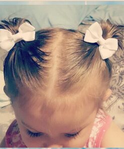 Shemay 10 Pairs 2 inches Tiny Boutique Grosgrain Ribbon Hair Bow Alligator Clips Barrettes for Baby Girls Toddlers Kids Dark Colors1 35 61VxDqhMQ7L
